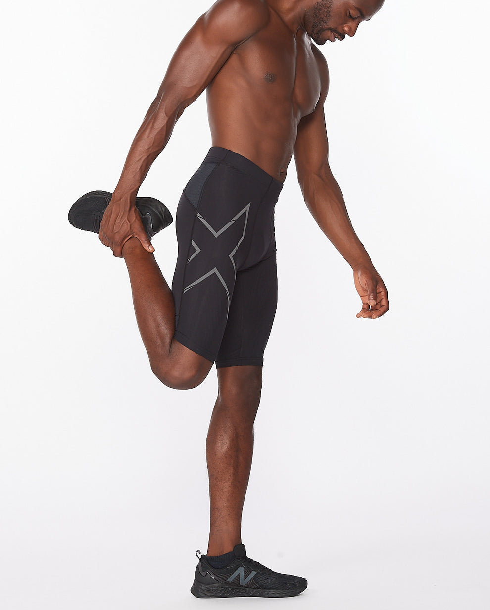 Light Speed Compression Shorts Black/Black Reflective MA5331B