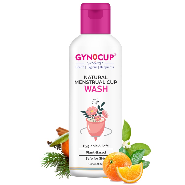 GynoCup Menstrual Cup Wash (100ml) Natural & PH Balanced, Hypoallergenic, And Safe For Use 100 Ml