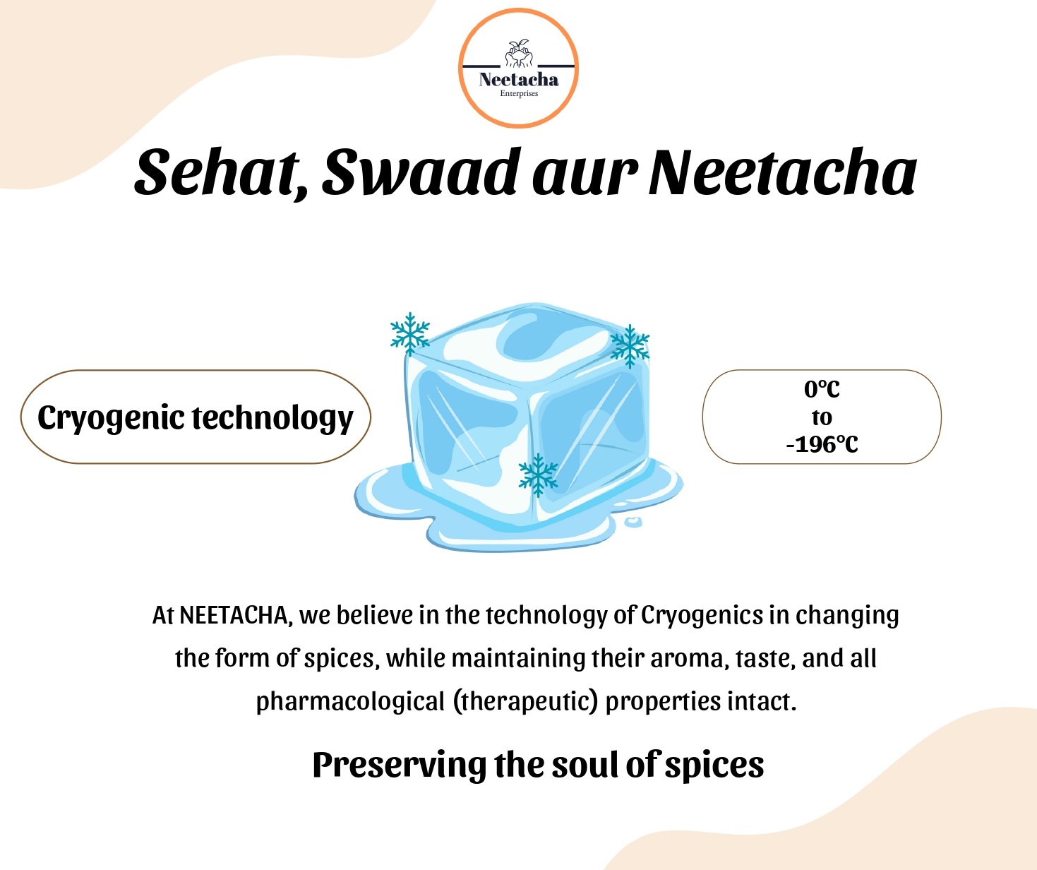 NEETACHA Premium Cryogenic Turmeric Powder I 100g