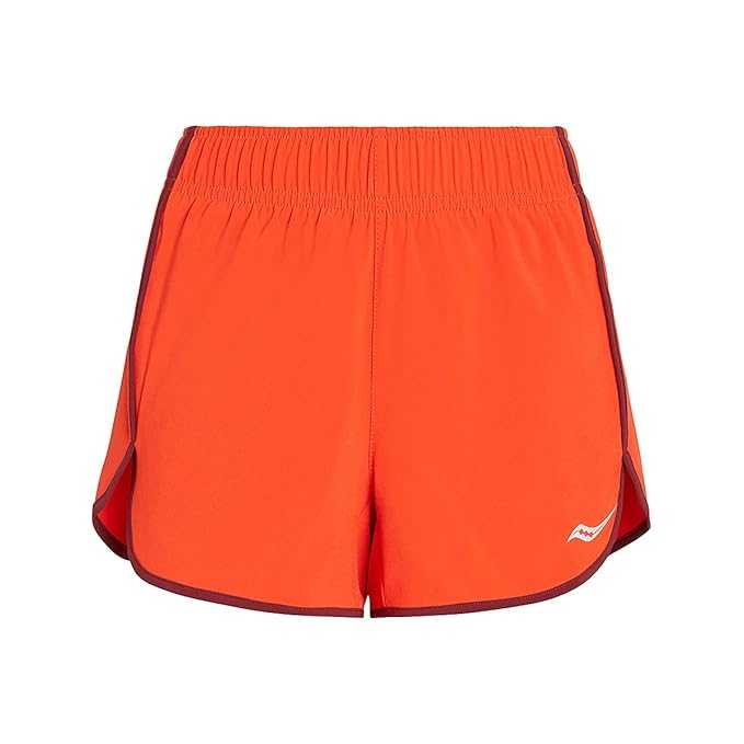 Saucony Women Outpace 3 Inches Short- Poinciana