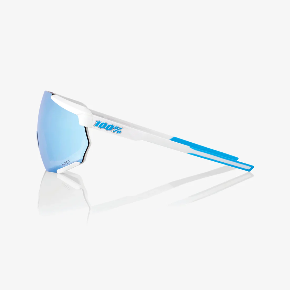 100% RACETRAP 3.0 - Movistar Team White - HiPER Blue Multilayer Mirror Lens