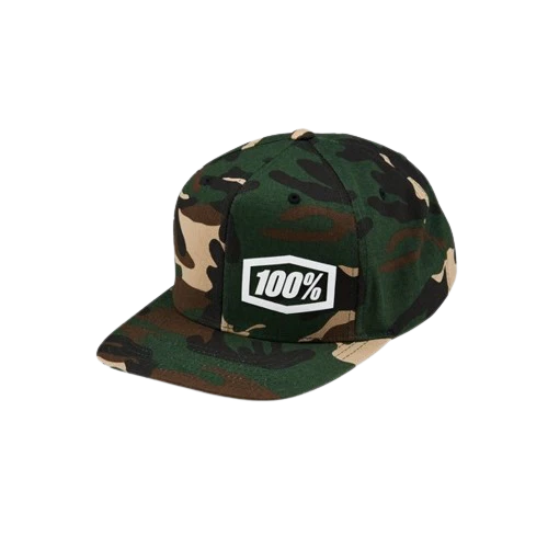 100% MACHINE Snapback Cap Camo - OS
