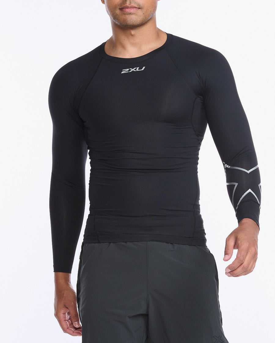 MA6398a Core Compression Full Sleeve Black/Silver