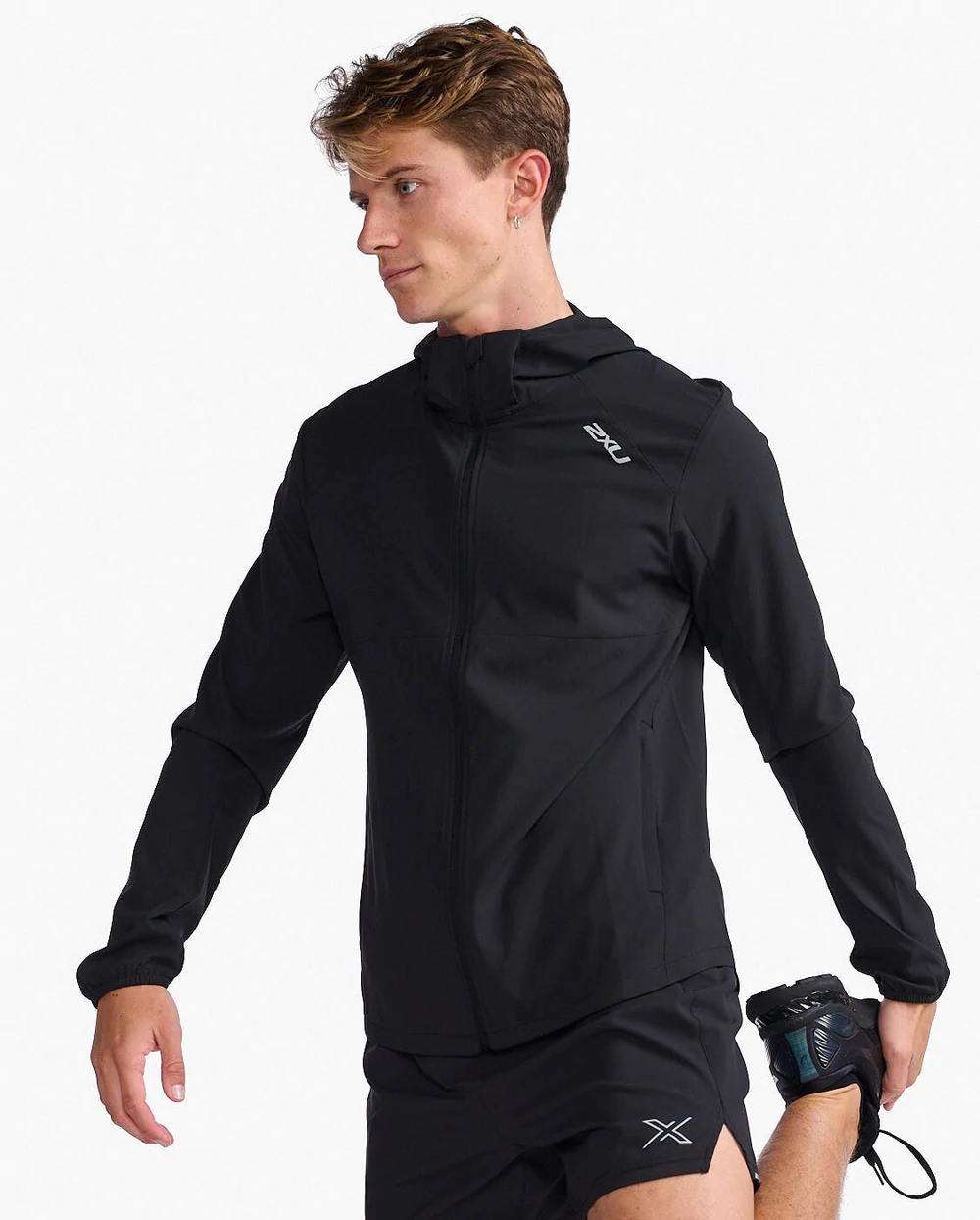2XU Aero Jacket Black/Silver Reflective MR6687A 