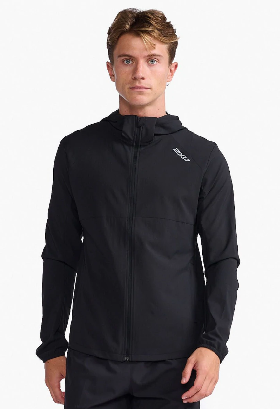 2XU Aero Jacket Black/Silver Reflective MR6687A 