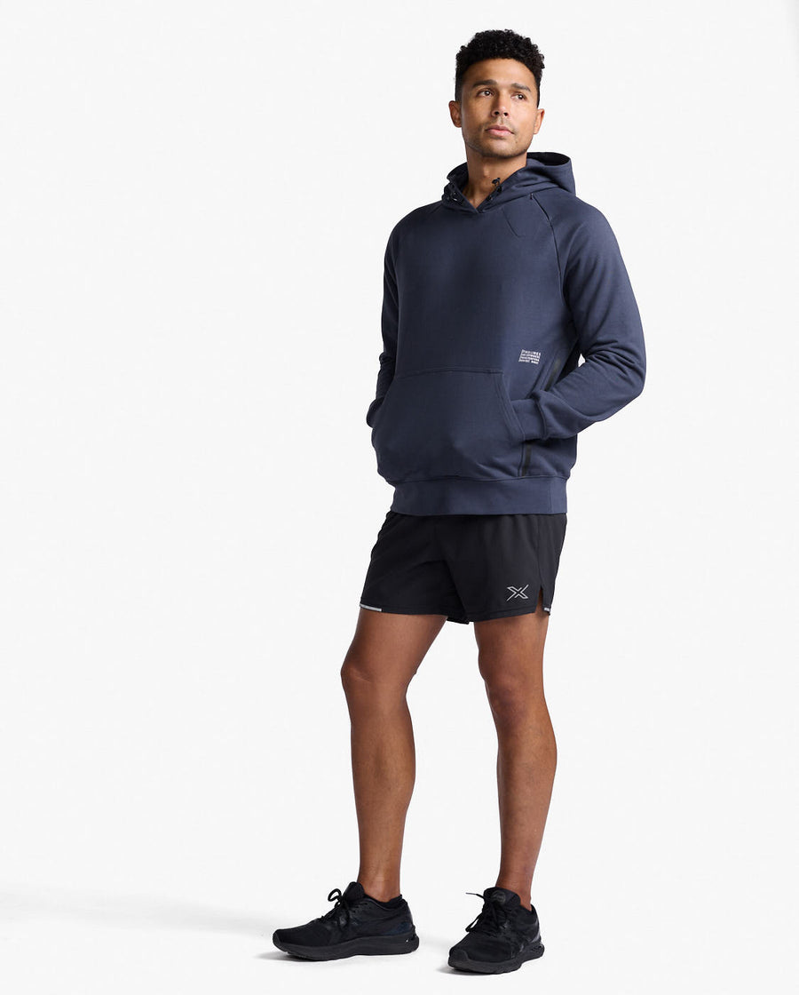 2XU Motion Hoodie-India Ink/White MR6699A 