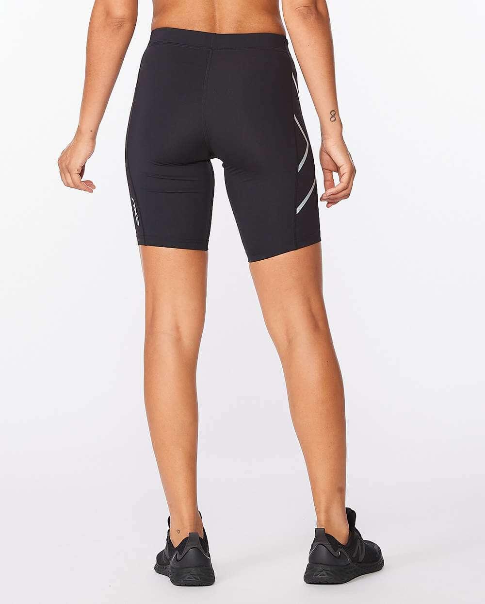 2XU Core Compression 4inch Shorts BLK/SIL WA4481B