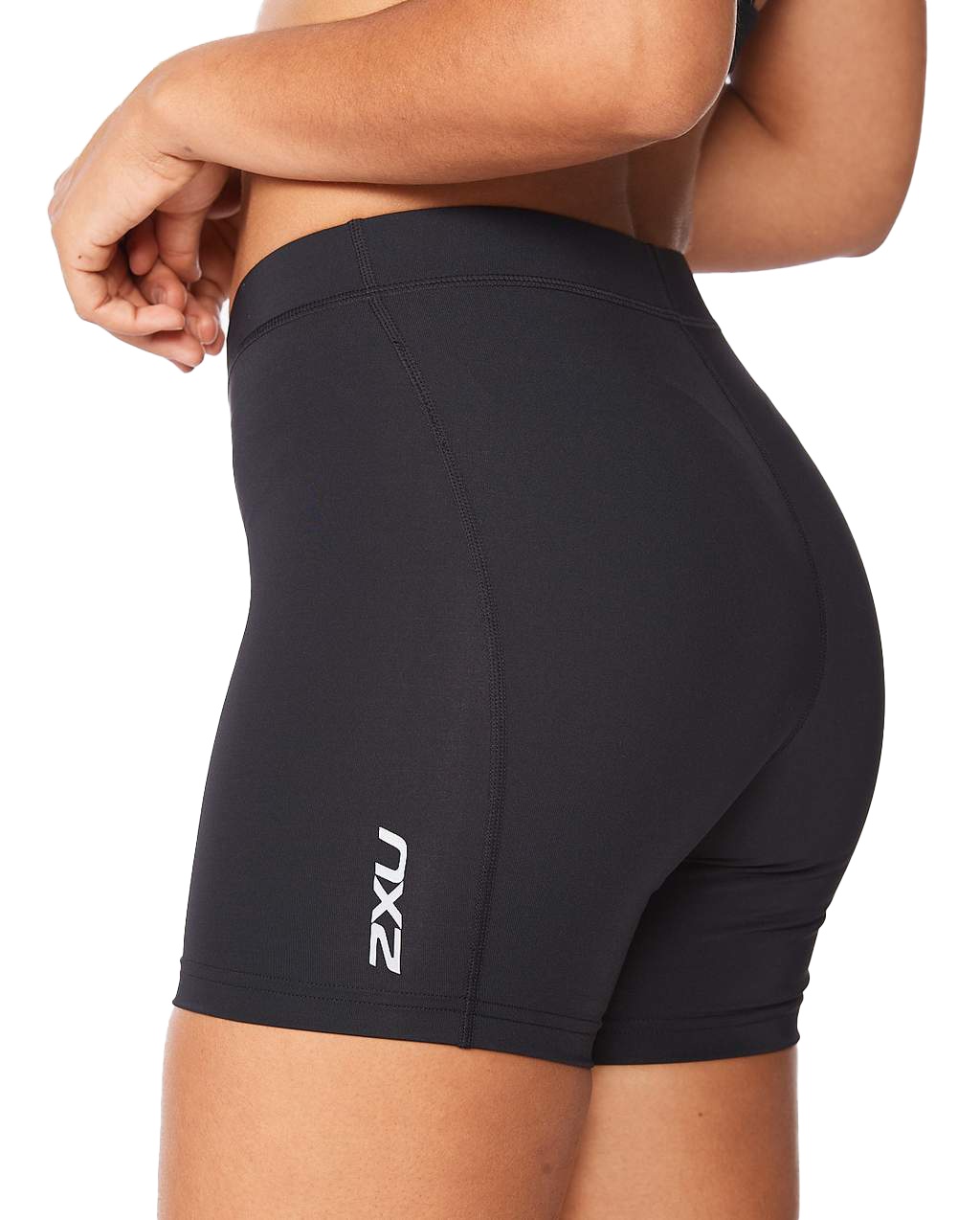 2XU Core Compression 4inch Shorts BLK/SIL WA4481B