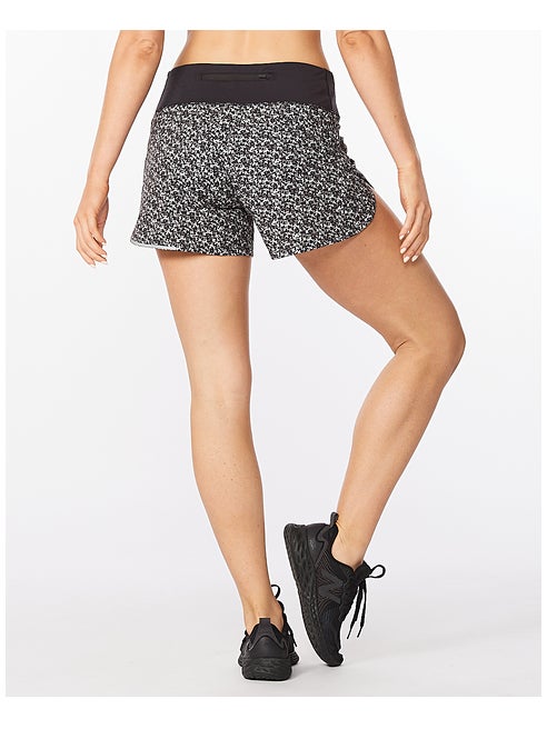 2XU Women's Aero 4 Inch Shorts Micro / White Reflective WR6534B 