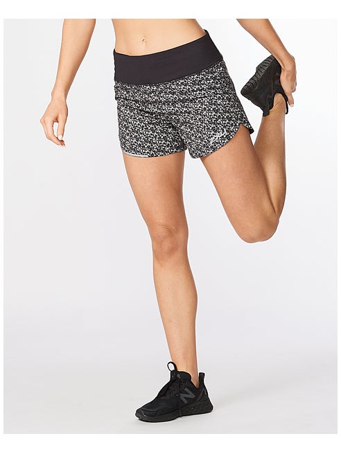 2XU Women's Aero 4 Inch Shorts Micro / White Reflective WR6534B 