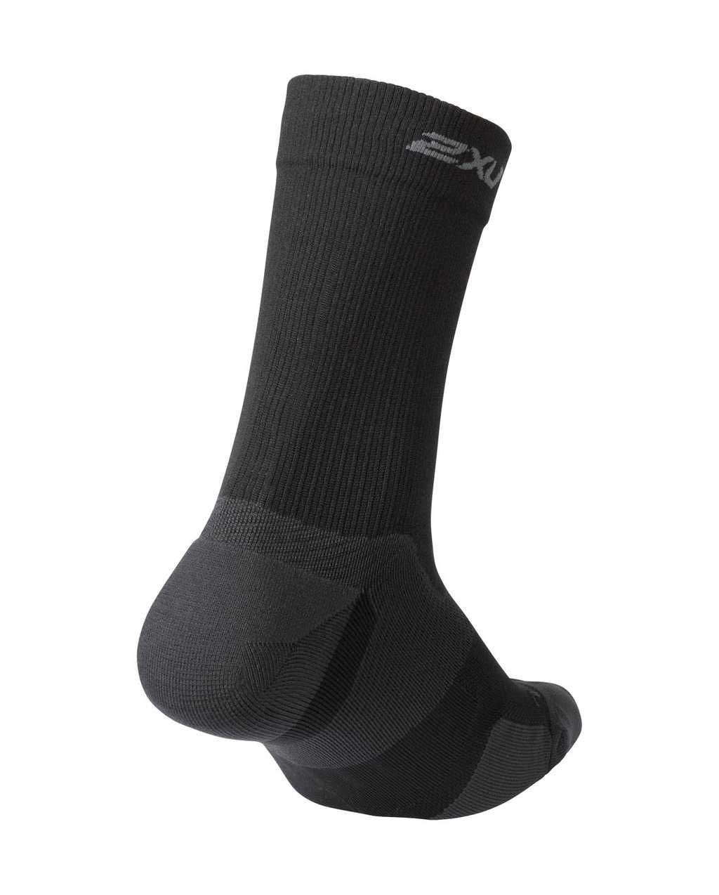 2XU Unisex Vectr Cushion Crew Sock - White/Titanium UA5053e