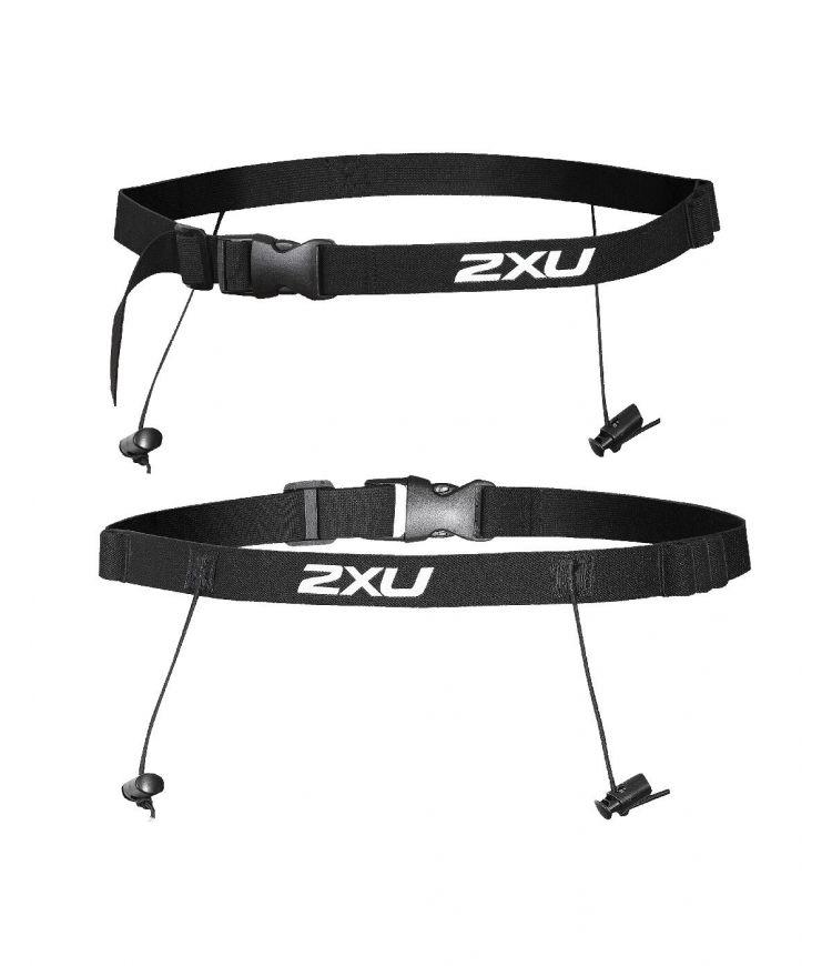 2XU Unisex Nutrition Triathlon Race Belt OSFA Black/Black UQ3800G