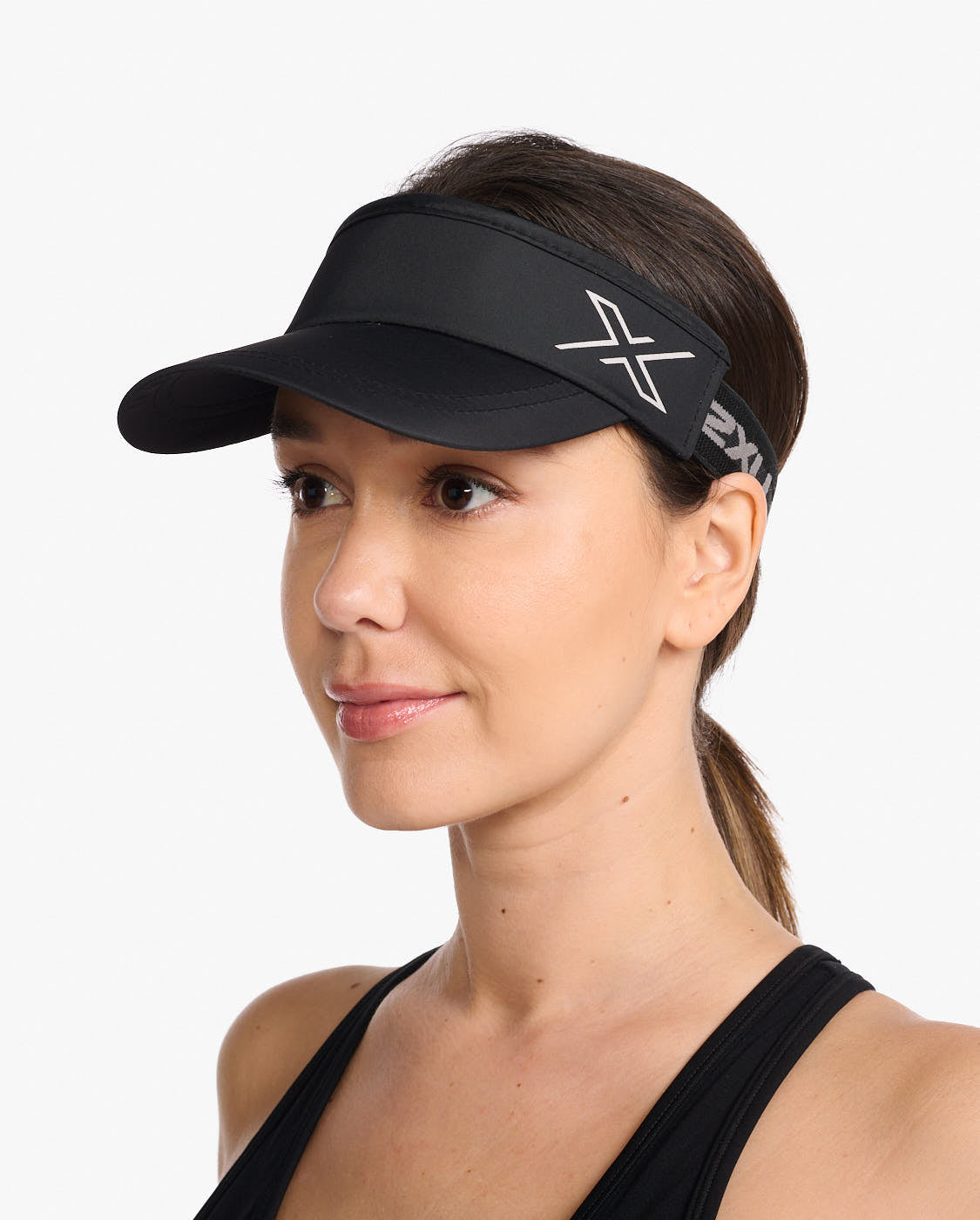 2XU Unisex Performance Visor - Black/Black UQ6165F