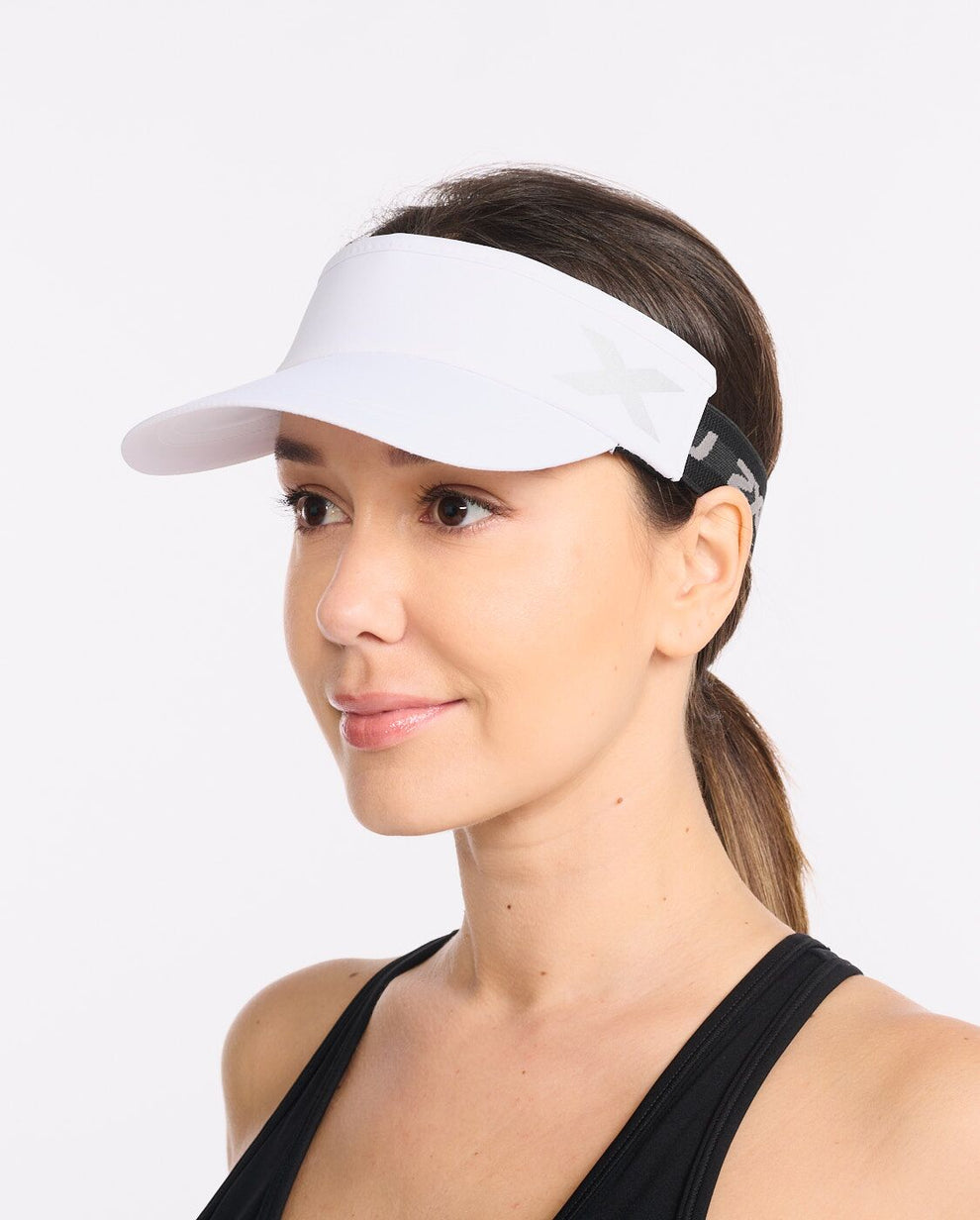 2XU Unisex Performance Visor - White/White UQ6165F