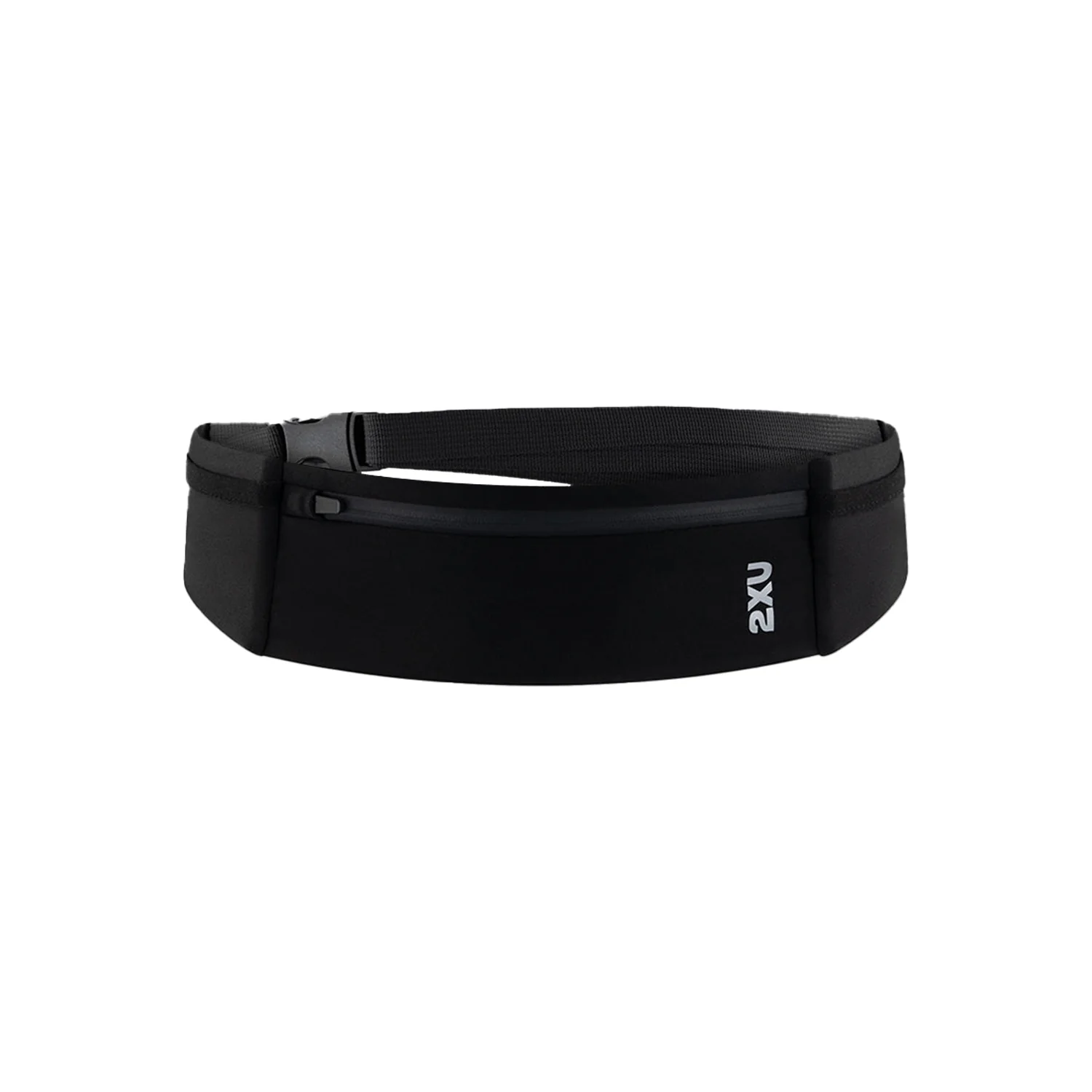 2XU Unisex Run Belt - Black/Black UQ5360G