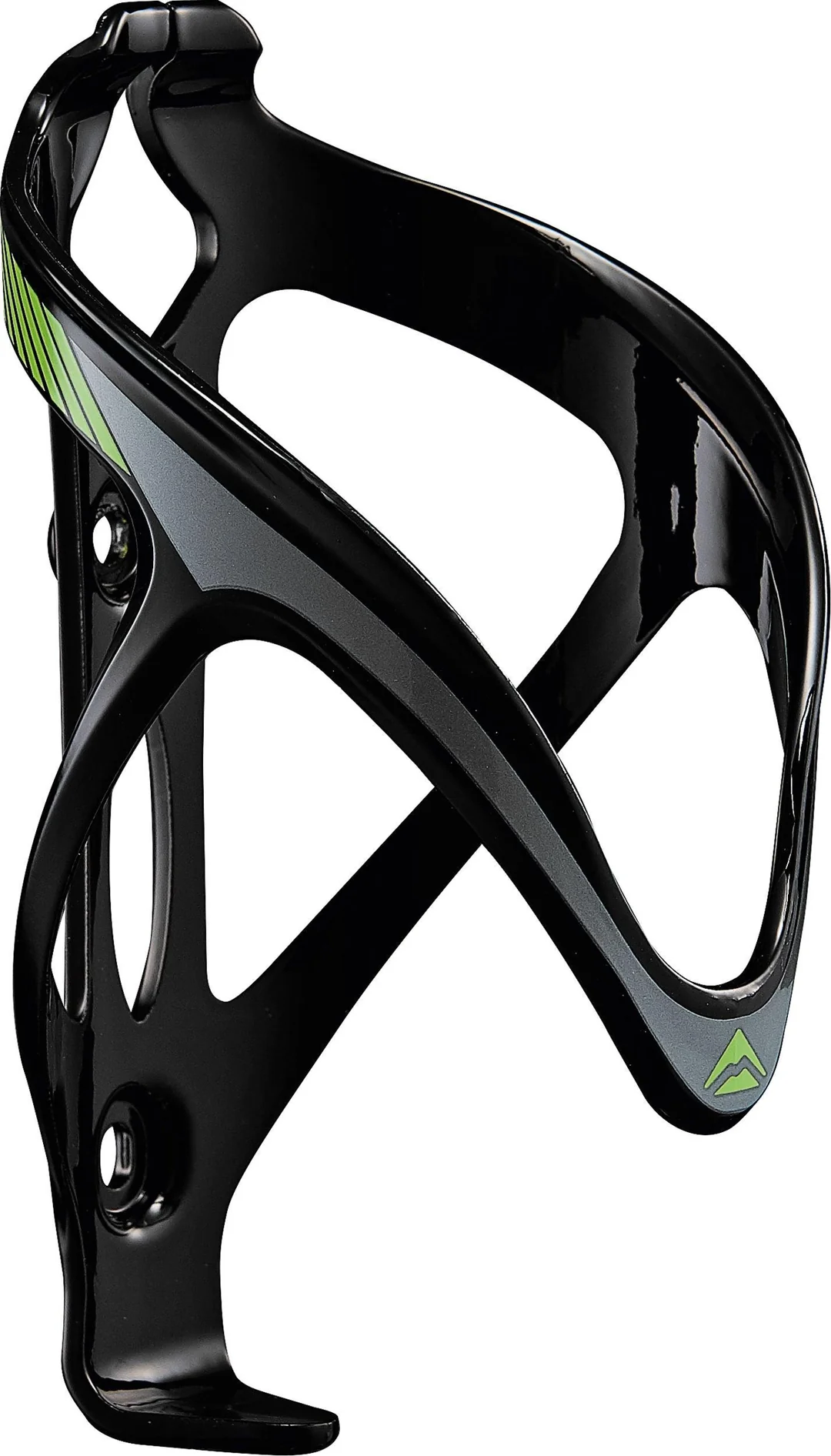 Merida Bottle Cage Plastic - Black / Green / Grey