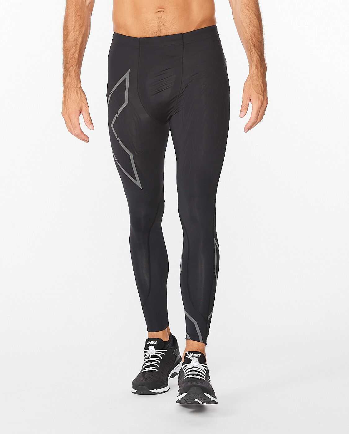 2XU Light Speed Compression Tights Black/Black Reflective MA5305b 