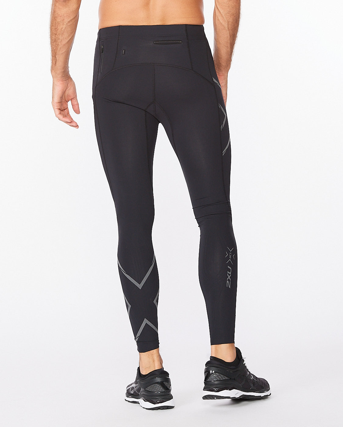 2XU Light Speed Compression Tights Black/Black Reflective MA5305b 