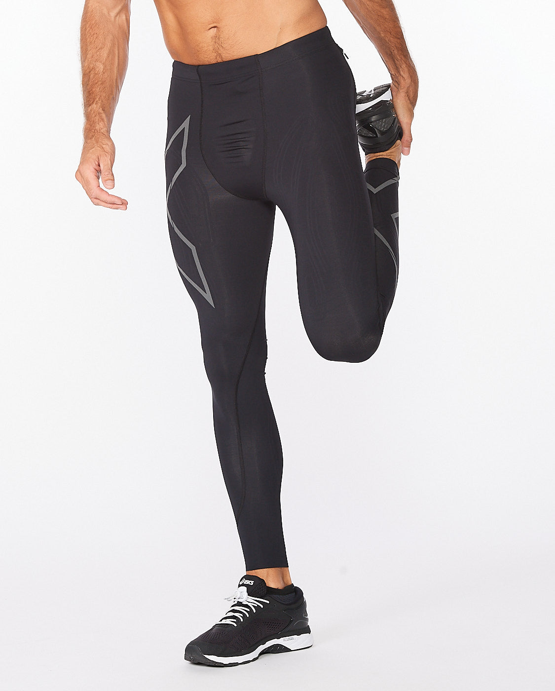2XU Light Speed Compression Tights Black/Black Reflective MA5305b 