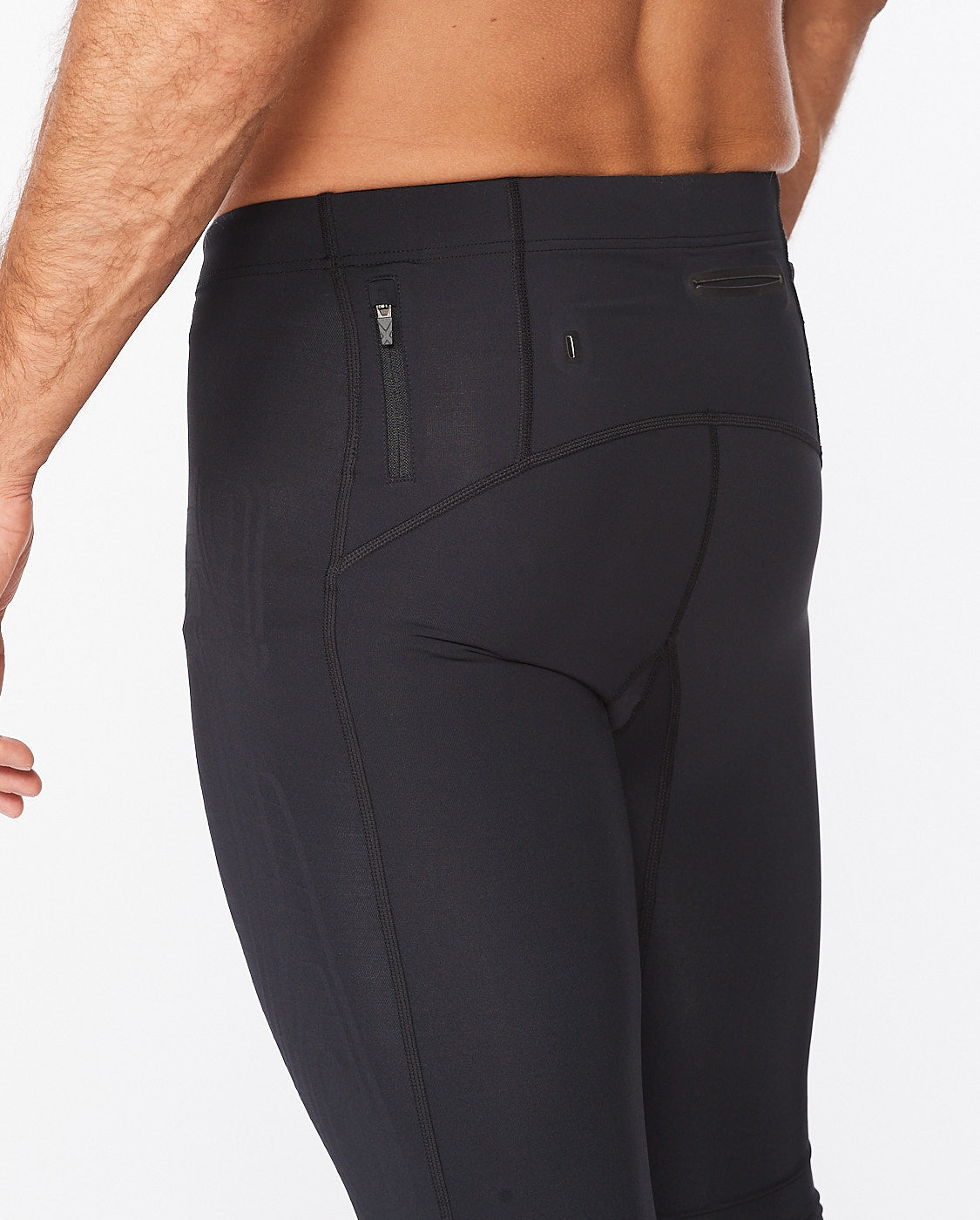 2XU Light Speed Compression Tights Black/Black Reflective MA5305b 