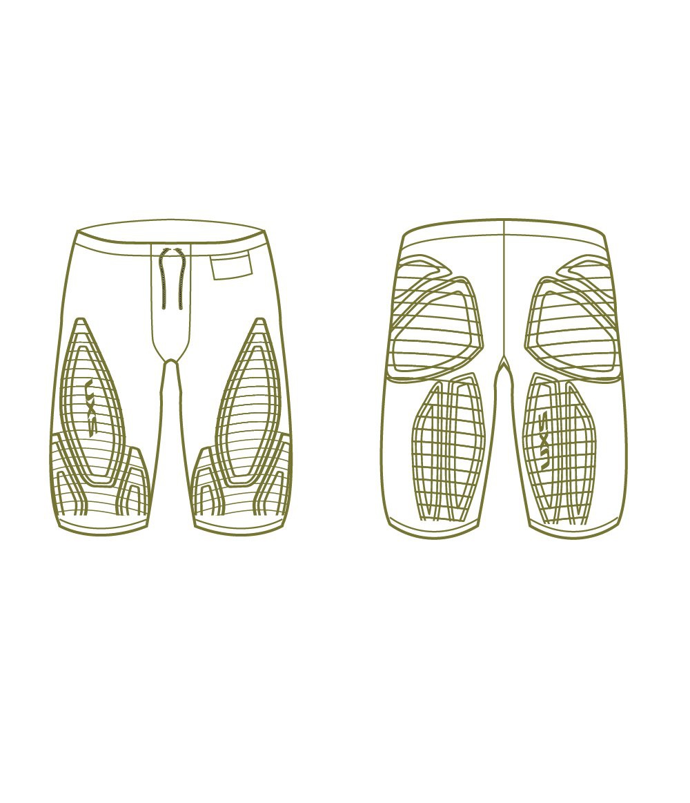 2XU Force Compression Shorts-Black/Nero MA5366B