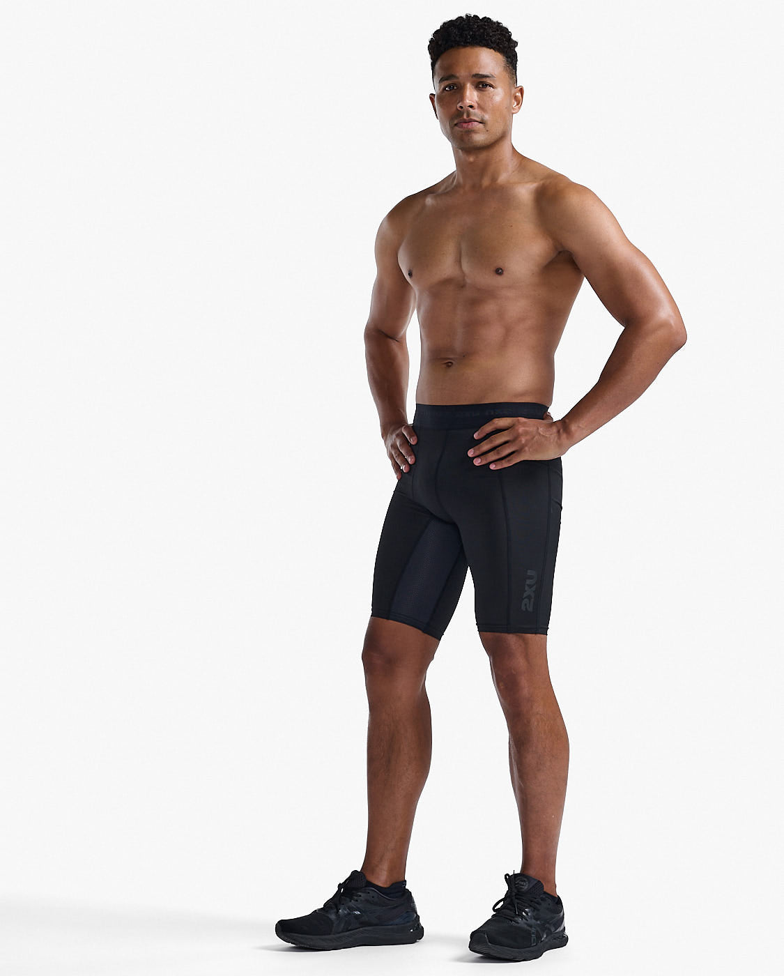 2XU Base Layer Compression Shorts-Black/Nero MA7198B