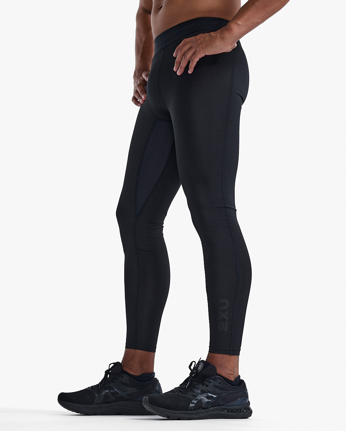 2XU Base Layer Compression Tights-Black/Nero MA7199B 