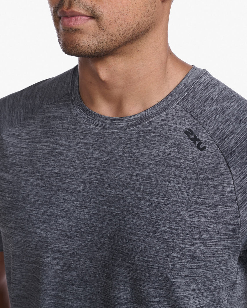 2XU Motion Tee-Harbor Mist/Black MR7158A