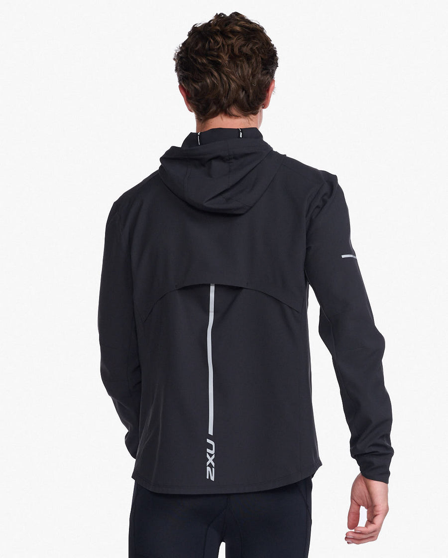 2XU Aero Jacket AW22-Black/Silver MR6858A