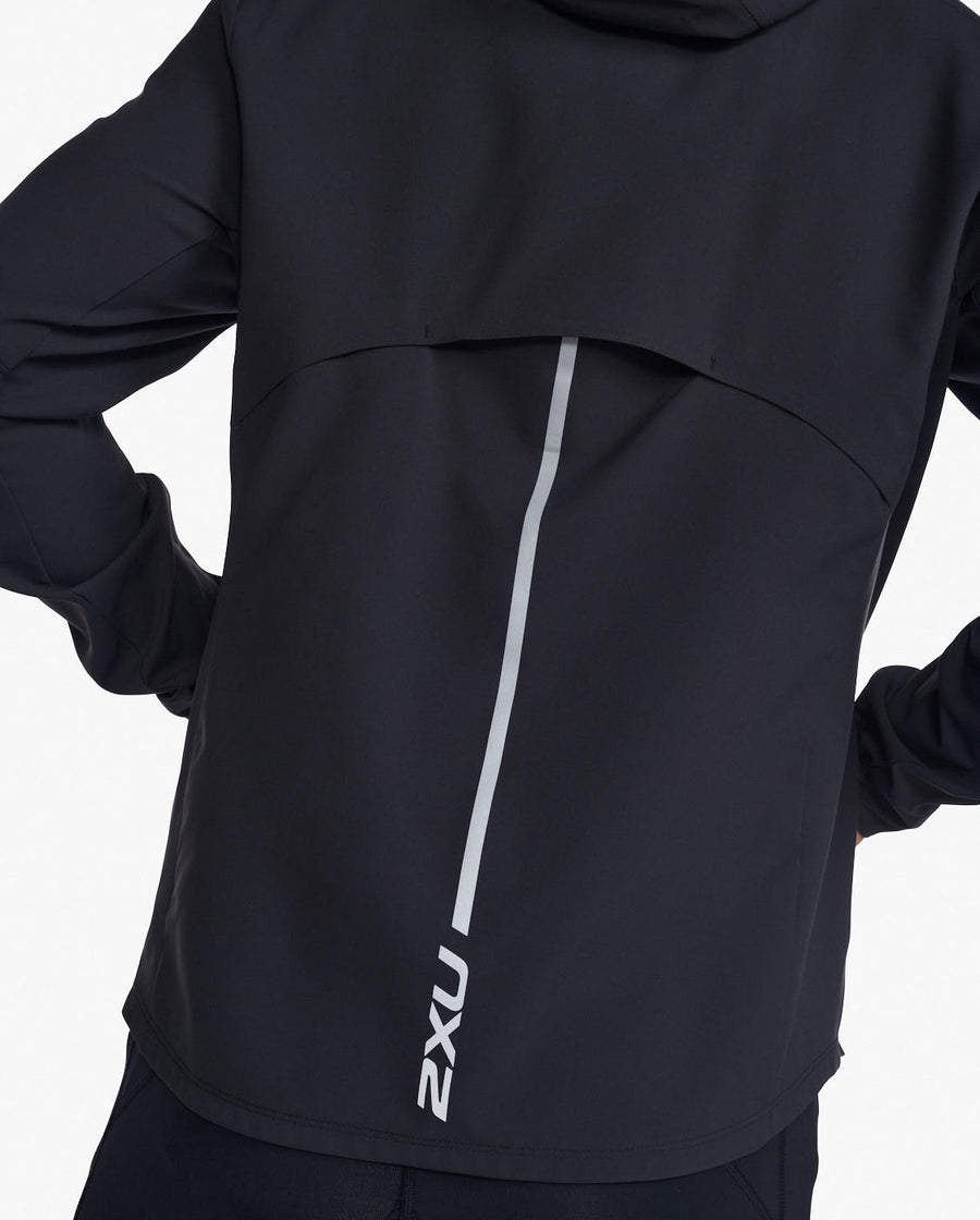 2XU Aero Jacket AW22-Black/Silver MR6858A