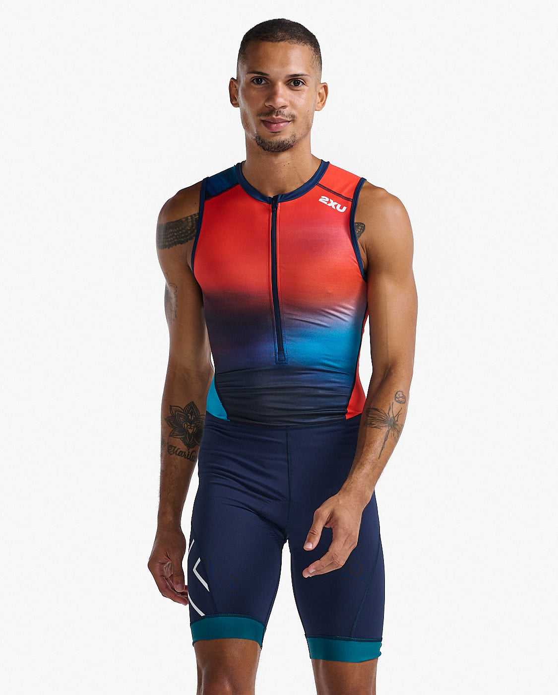 2XU Core Trisuit Poppy / Midnight MT6437D 