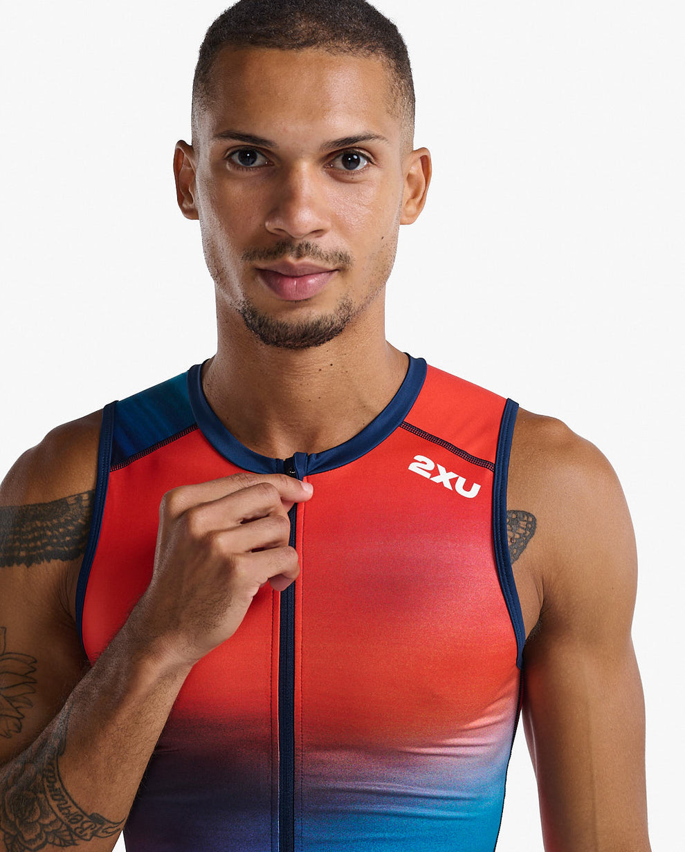 2XU Core Trisuit Poppy / Midnight MT6437D 