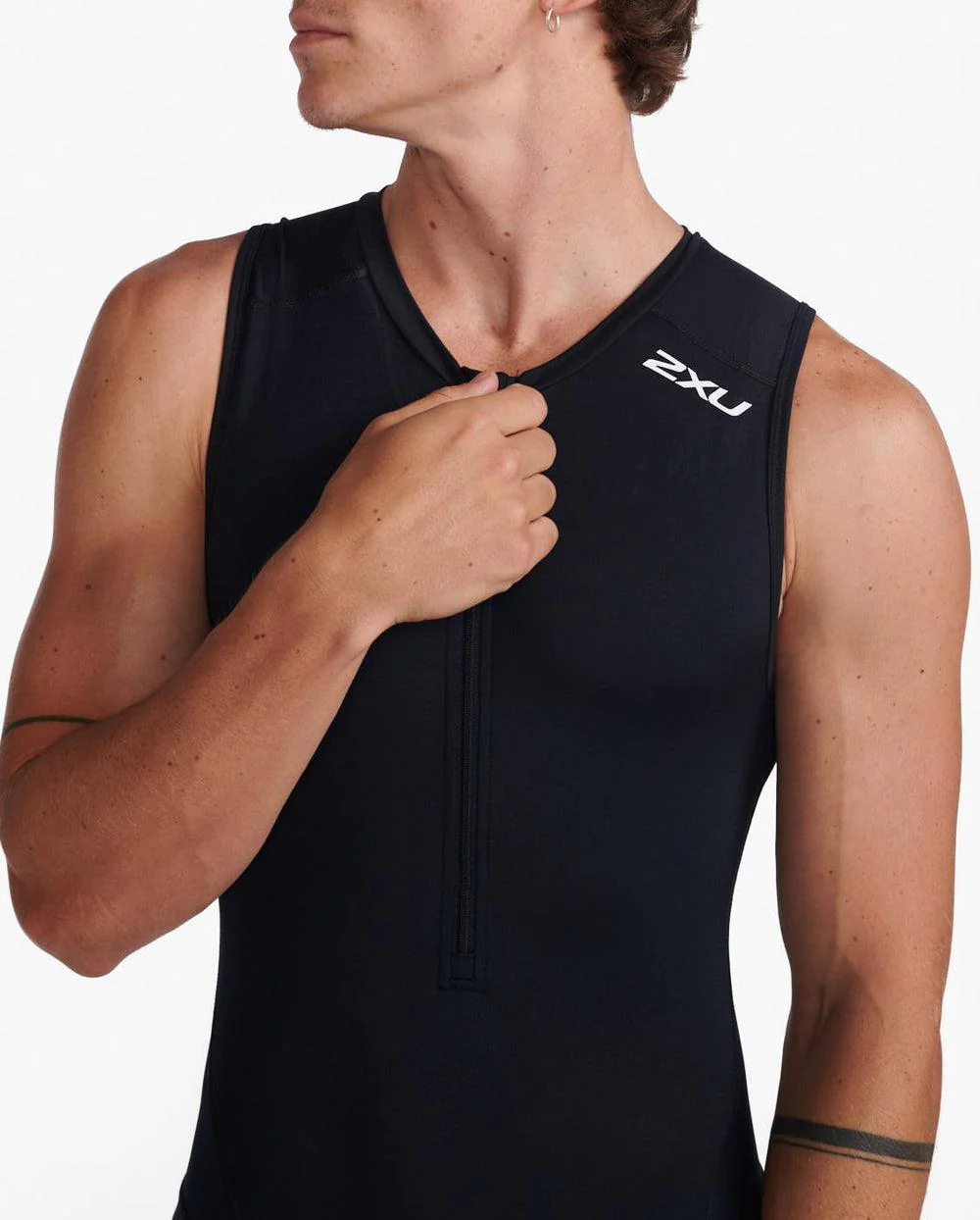 2XU Core Trisuit Black / White MT6437D 