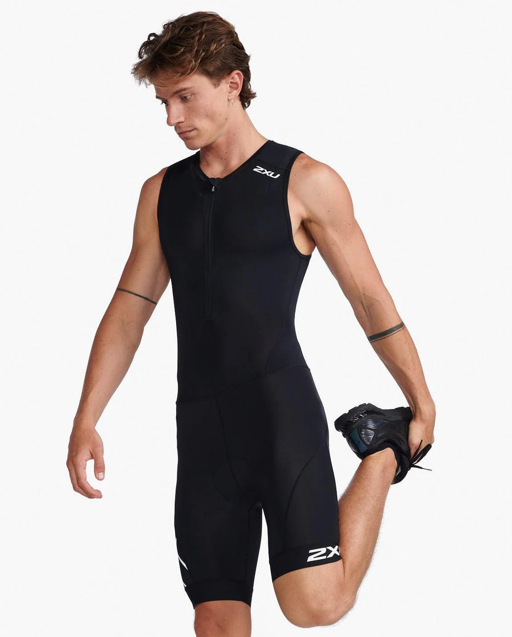 2XU Core Trisuit Black / White MT6437D 