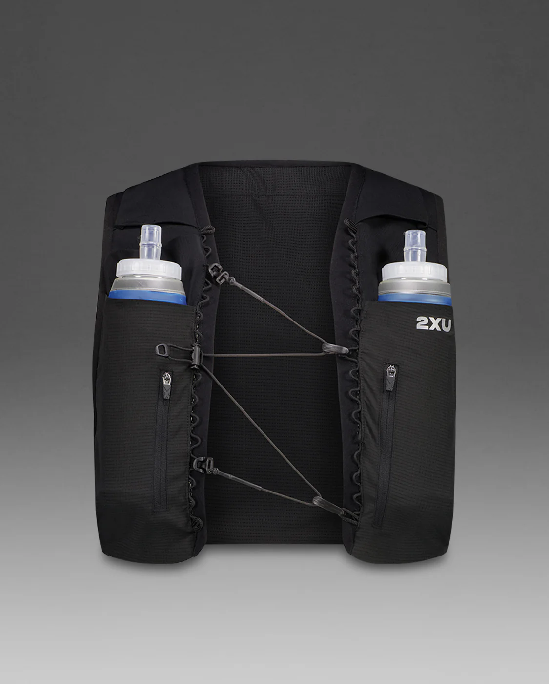 2XU Run Hydration Vest Black/Silver Reflective UQ7357G