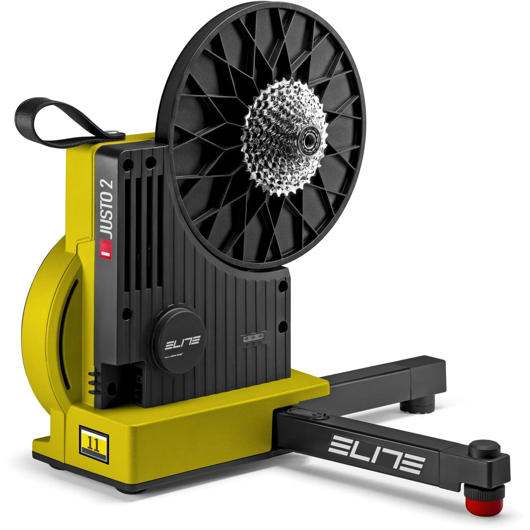 Elite Justo 2 Electromagnetic Direct Drive Smart Bicycle Trainer TDF (Yellow) 0211005Y