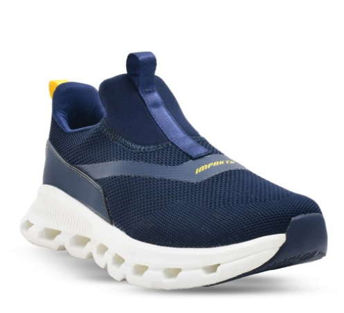 Impakto Men Air Bounce Slip-On Running Shoes (Blue)