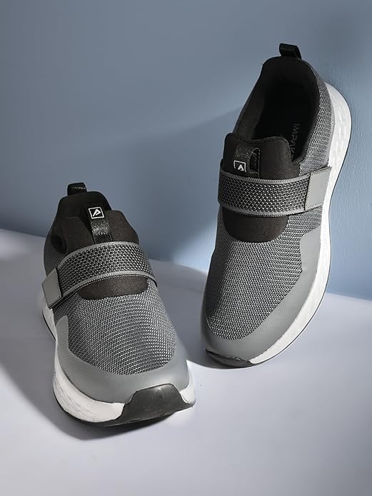 Impakto Eazzy Walkers Sweatproof Jogging Shoes For Men (Grey)