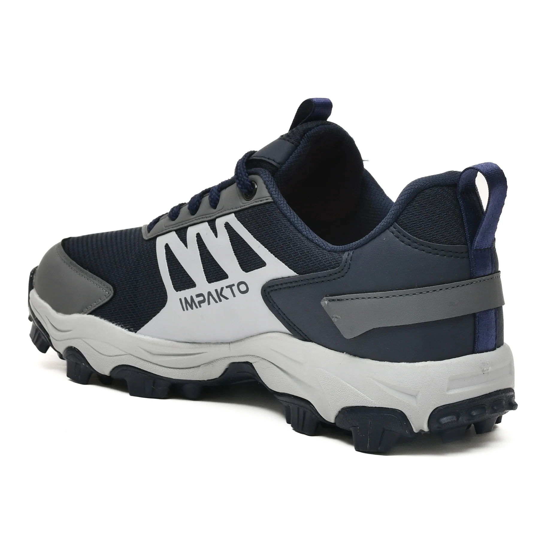 Impakto EdgeRunner Trekking & Hiking Shoes (Navy Blue)