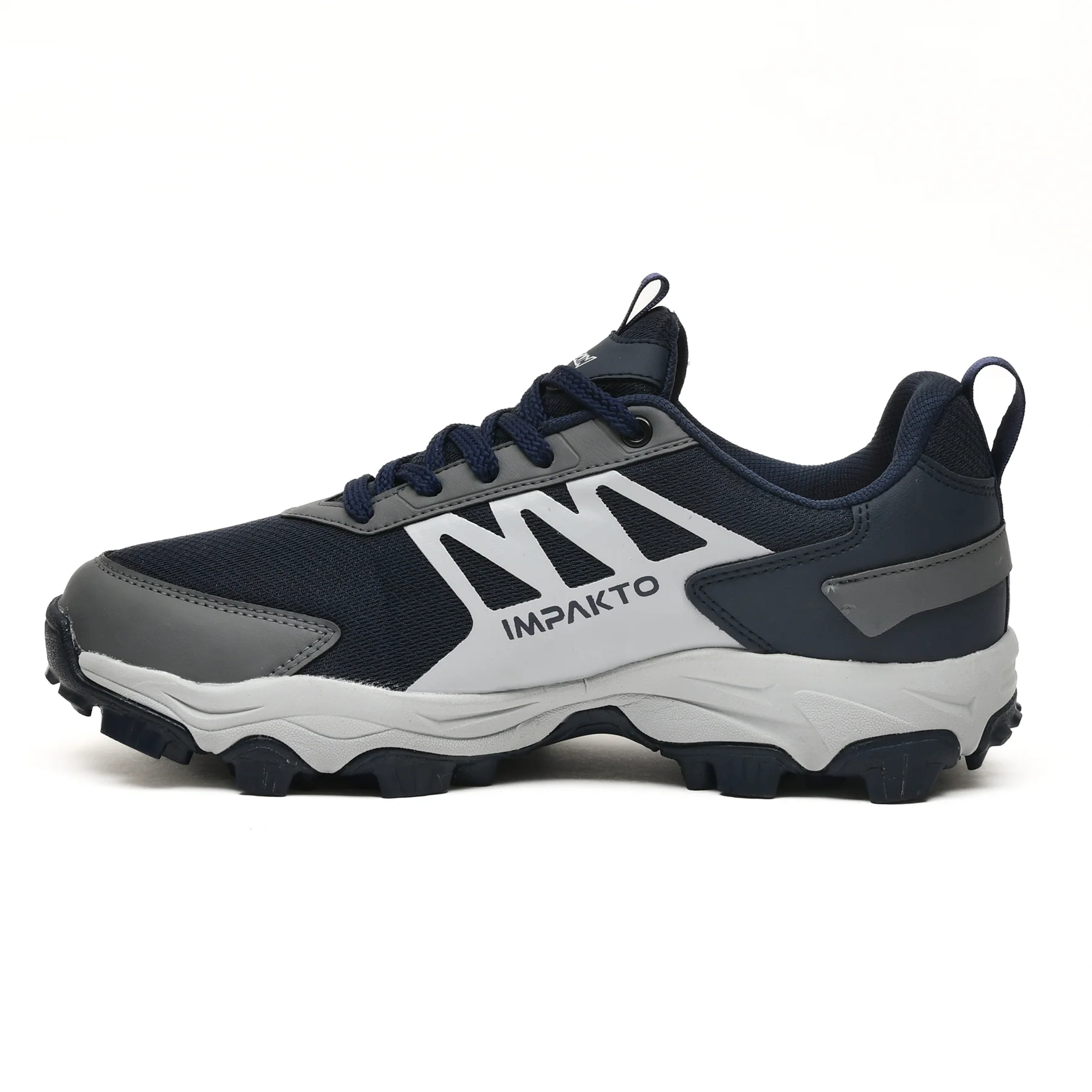 Impakto EdgeRunner Trekking & Hiking Shoes (Navy Blue)