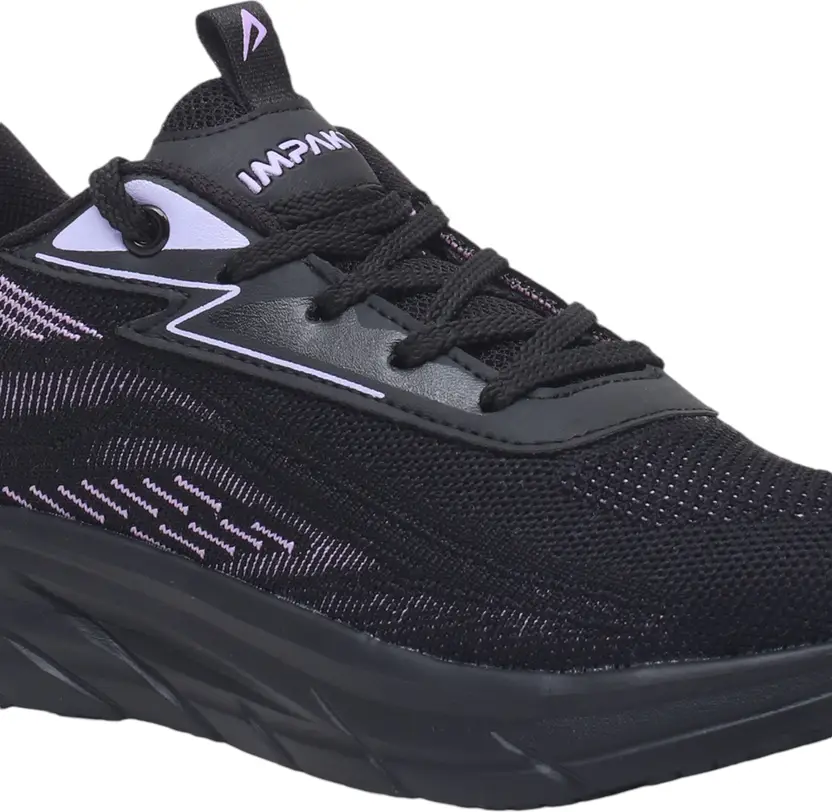Impakto Pixel Pop Women Running Shoes (Black)