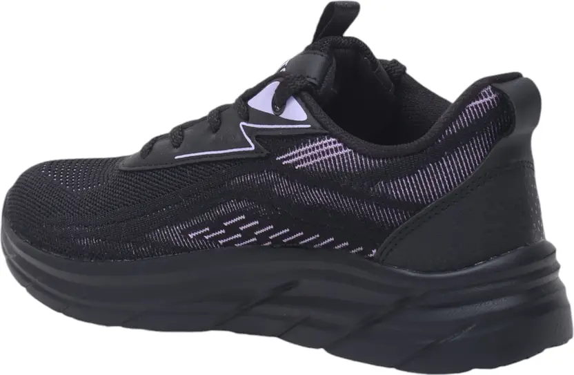 Impakto Pixel Pop Women Running Shoes (Black)