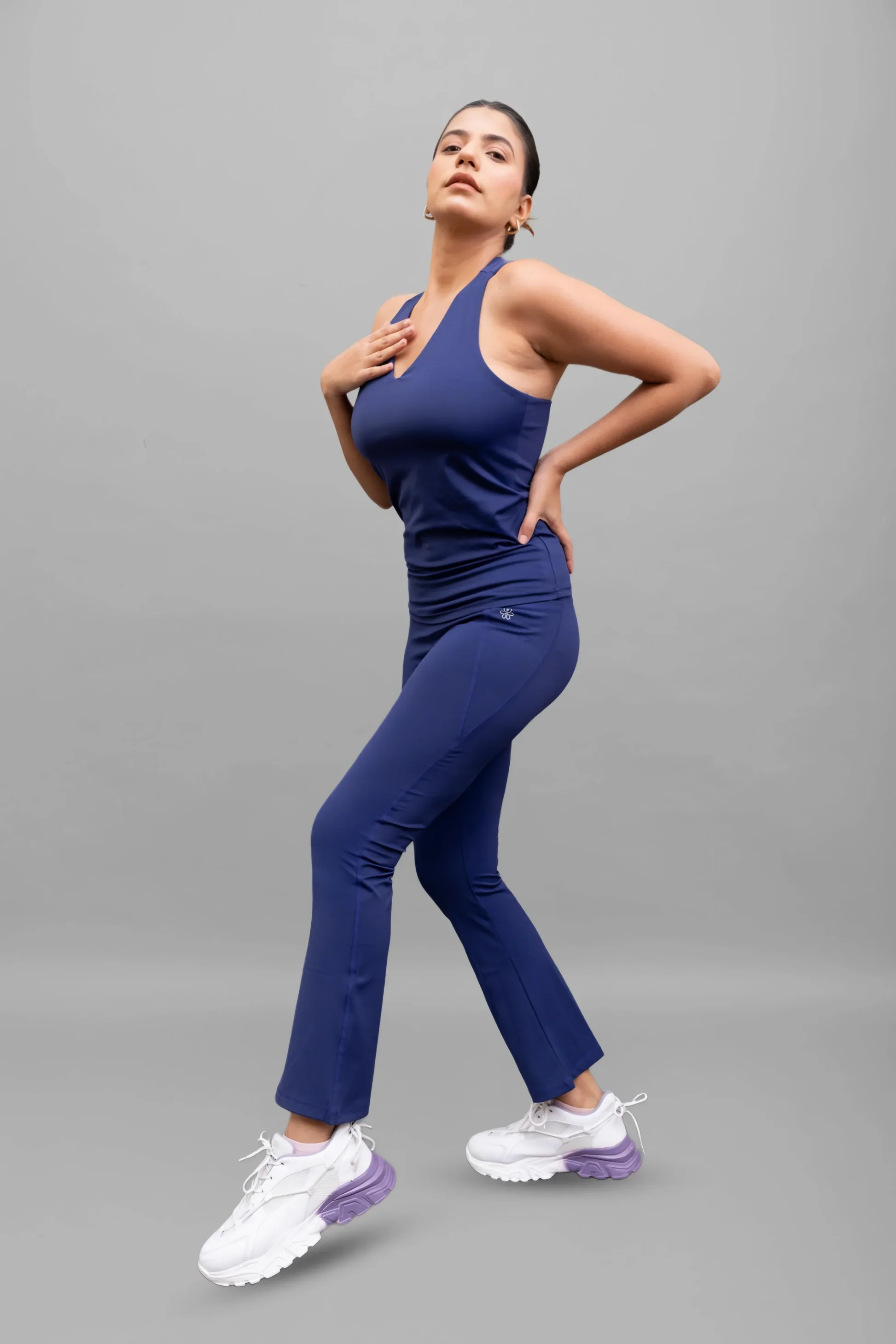RiACTIVE Grace V-Neck Tank (Navy)