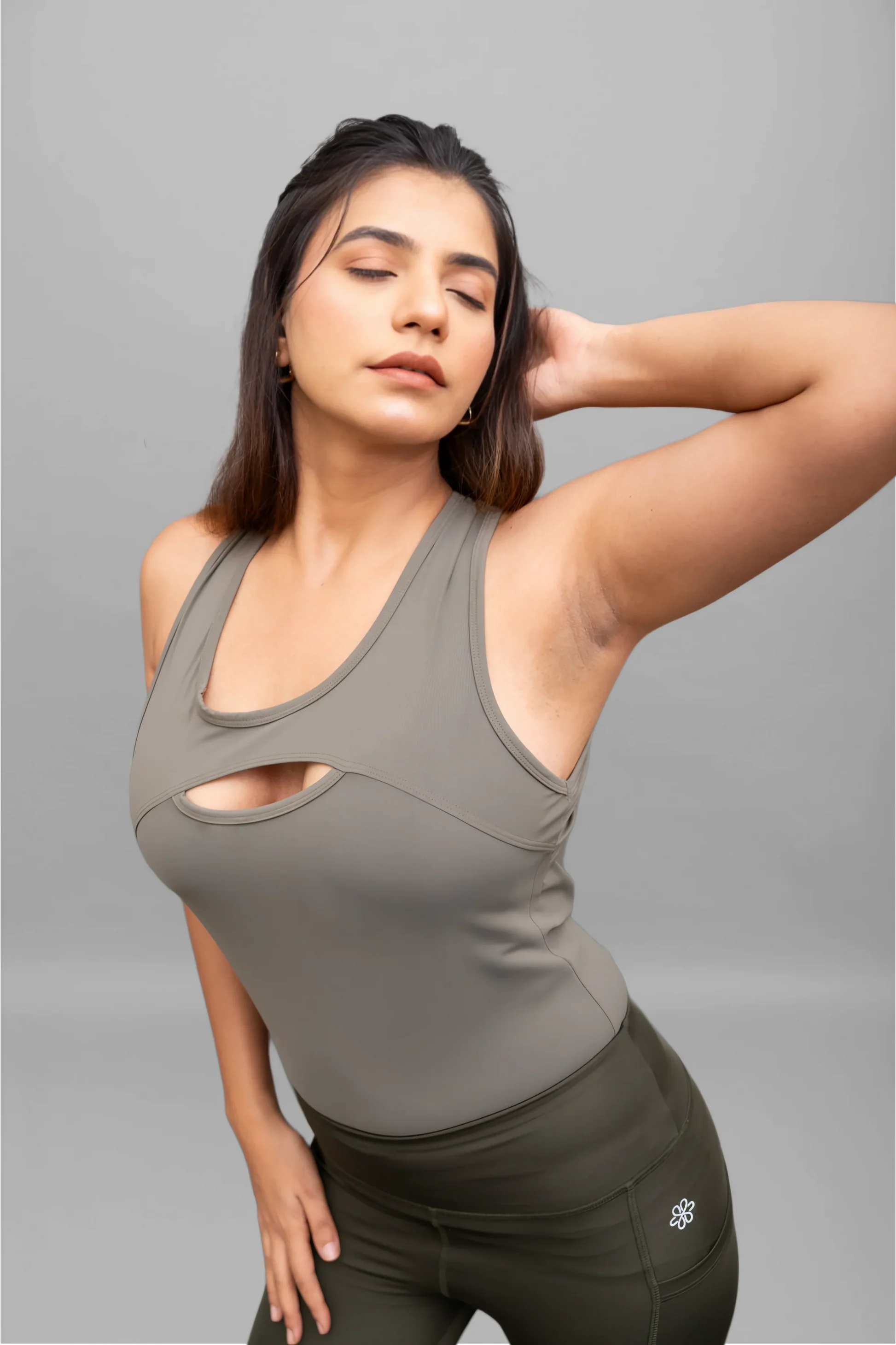 RiACTIVE Tailored U-Neck Tank (Sage)