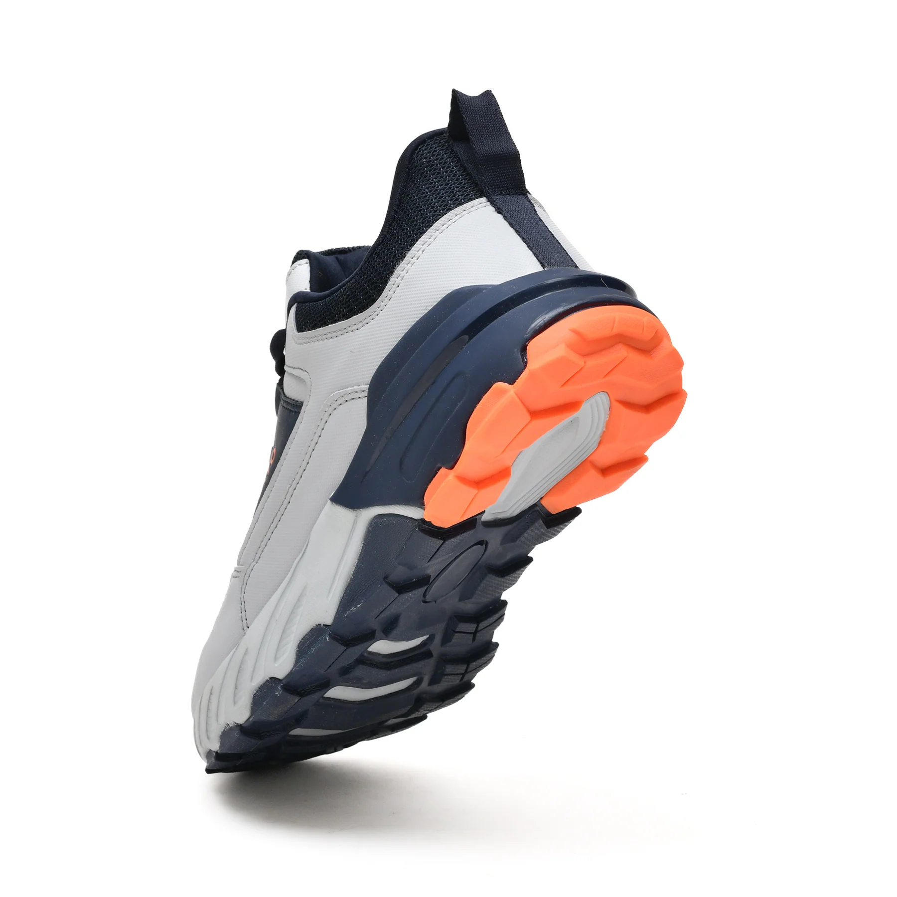 Impakto TerrainMax Trekking & Hiking Shoes (Grey & Navy Blue)