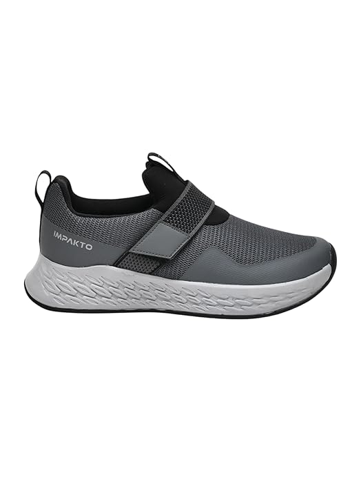 Impakto Eazzy Walkers Sweatproof Jogging Shoes For Men (Grey)