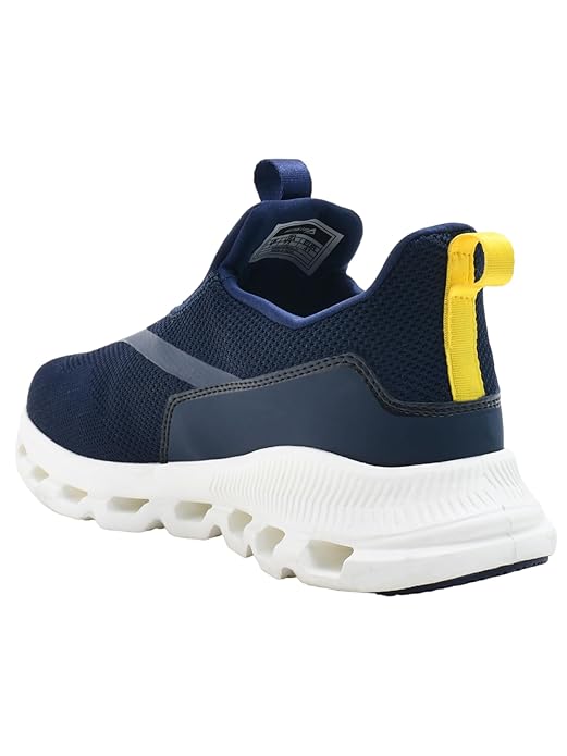 Impakto Men Air Bounce Slip-On Running Shoes (Blue)