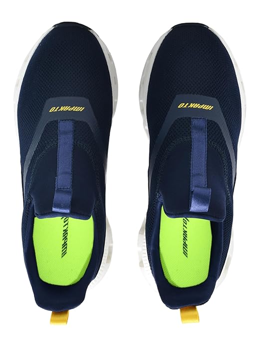 Impakto Men Air Bounce Slip-On Running Shoes (Blue)