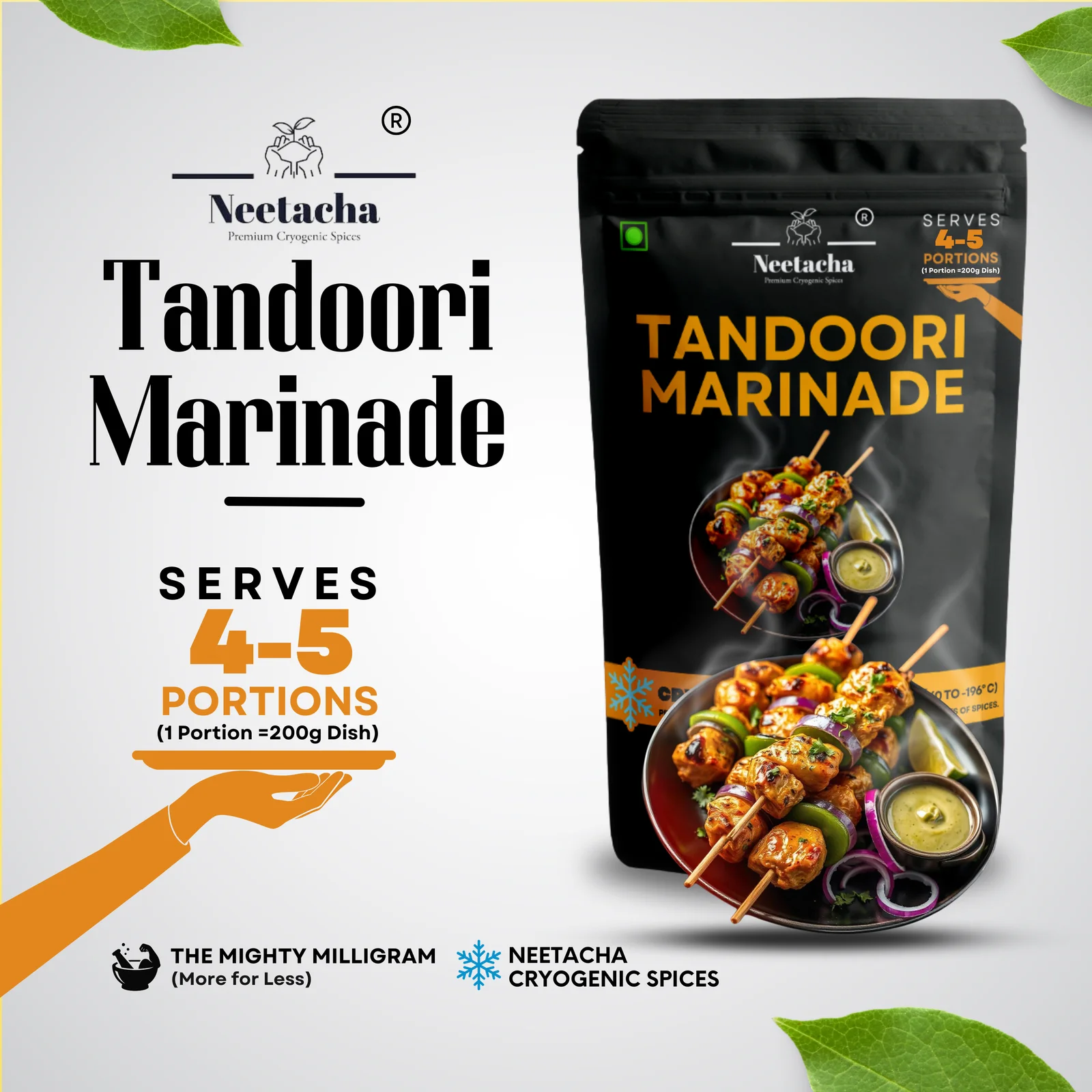 NEETACHA Premium Cryogenic Tandoori Marinade I 50g