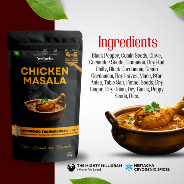 NEETACHA Premium Cryogenic Chicken Masala I 50g